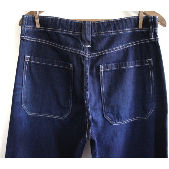 We the Free Free People NWOT Wide Leg Dark Wash Jeans 28 6 - Picture 7 of 9